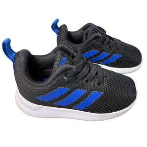 Kids Adidas Black Blue Running Shoes Sneaker‎ Toddler Size 5K Kicks Slip On Cute